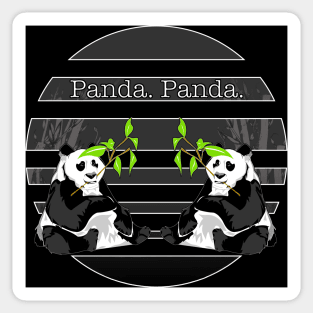 Hip Hop Panda Panda Sticker